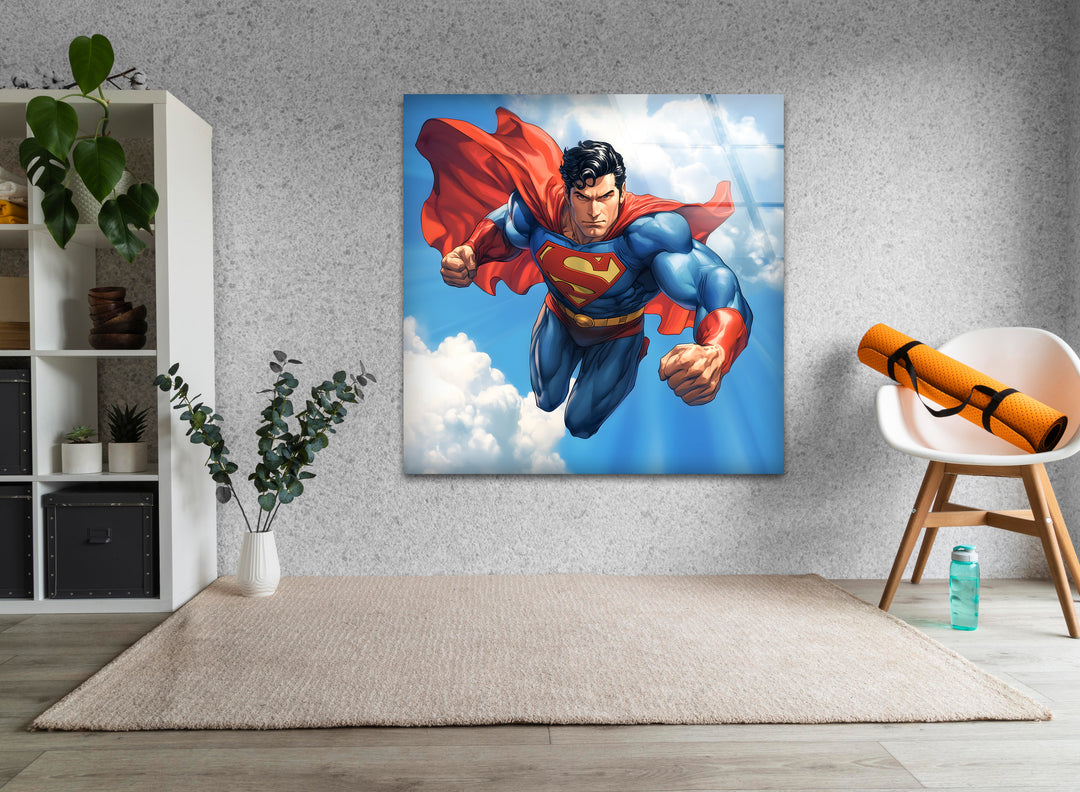 Superheroes wall art showcasing creative and detailed illustrations of heroic adventures
