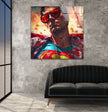 Cool Superman Glass Wall Art, custom glass photo prints, large glass prints
