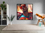 Cool Superman Glass Wall Art, art glass wall art, glass wall art pictures