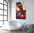 Cool Superman Glass Wall Art, photo print on glass, prints on glass wall art