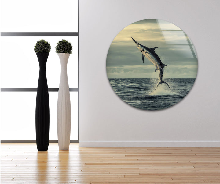 Beauty Swordfish Glass Wall Art art glass wall art, glass wall art pictures
