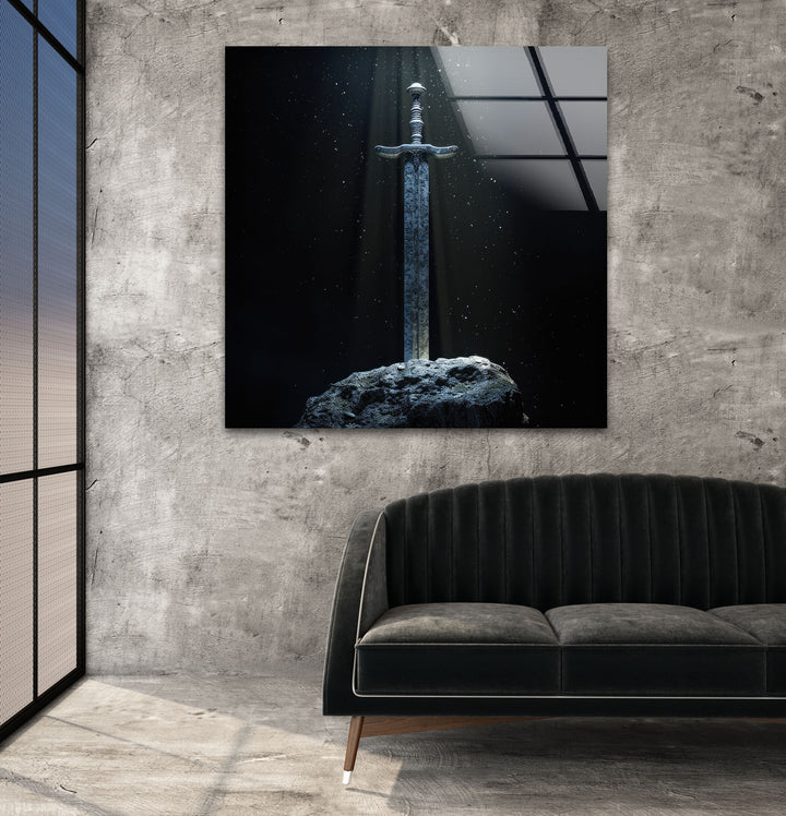 Sword in the Stone Excalibur Cool Wall Art & Glass Photo Prints