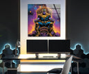 Marvel Thanos Glass Wall Art, art glass wall art, glass wall art pictures