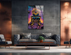 Marvel Thanos Glass Wall Art, photo prints, large glass prints