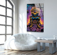 Marvel Thanos Glass Wall Art, Glass Printing Wall Art, Print photos on glass