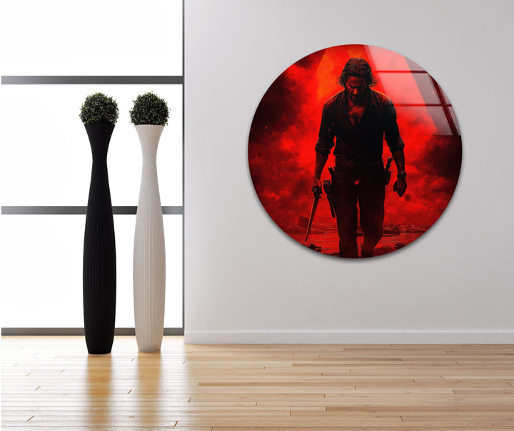 The Walking Dead Rick Grimes Glass Wall Art print on glass, glass printed photos
