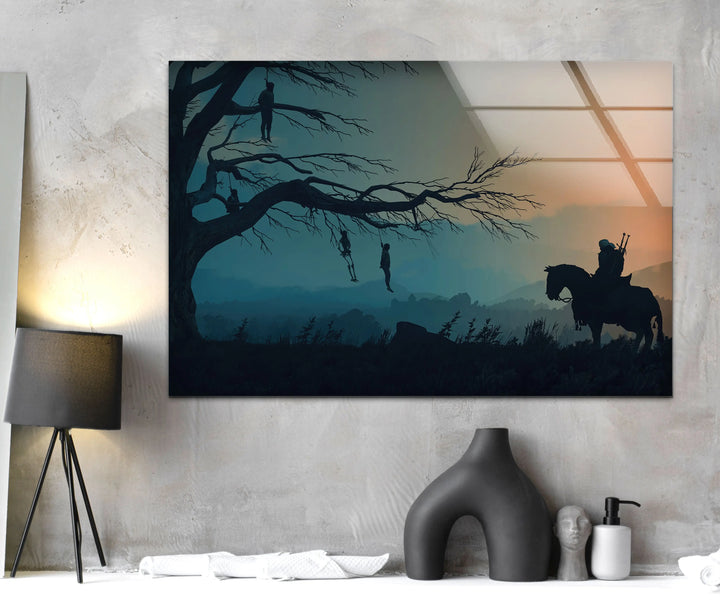 The Witcher Glass Wall Art glass wall decor, glass wall art decor
