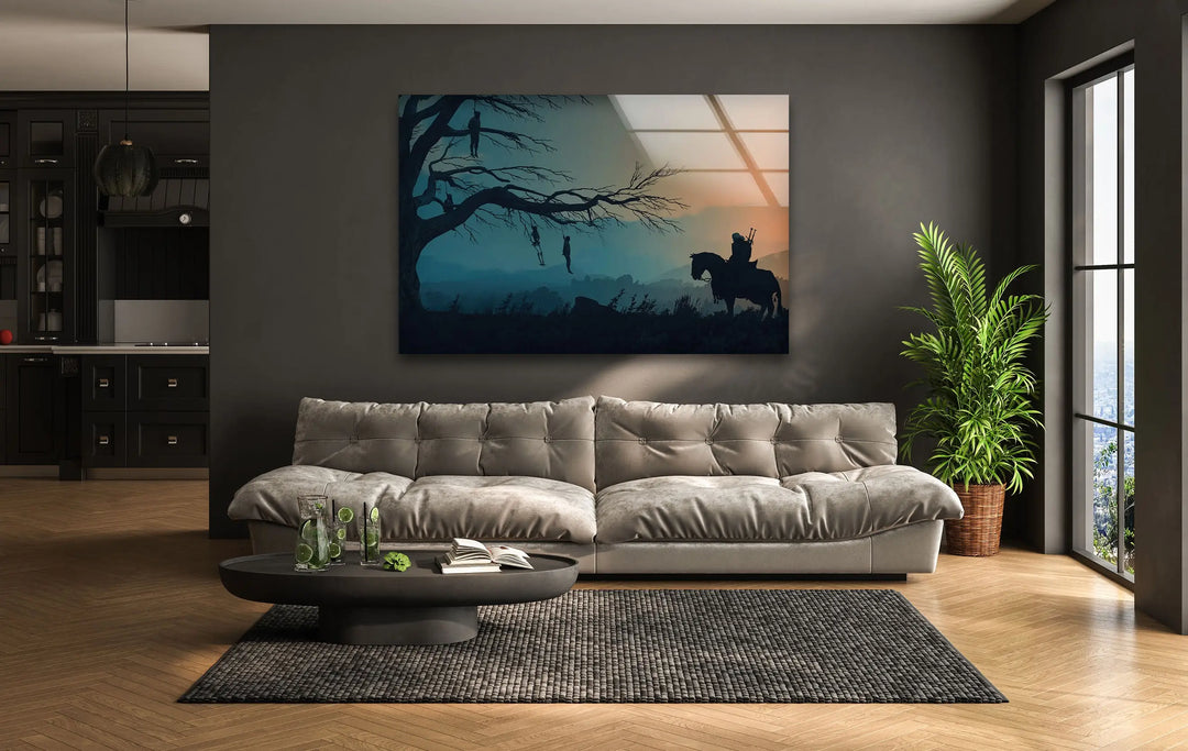 The Witcher Glass Wall Art print on glass, glass printed photos
