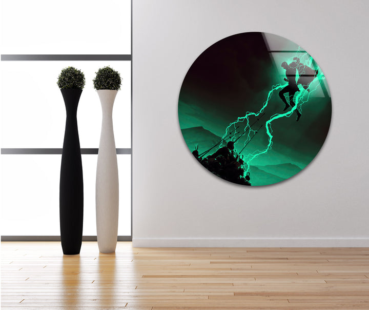 Thor Ragnarok Glass Wall Art