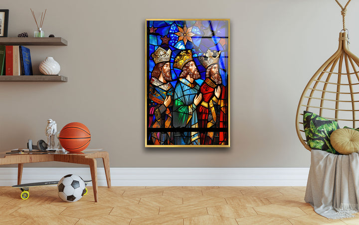 Three Kings Cool Glass Art & Print on Glass