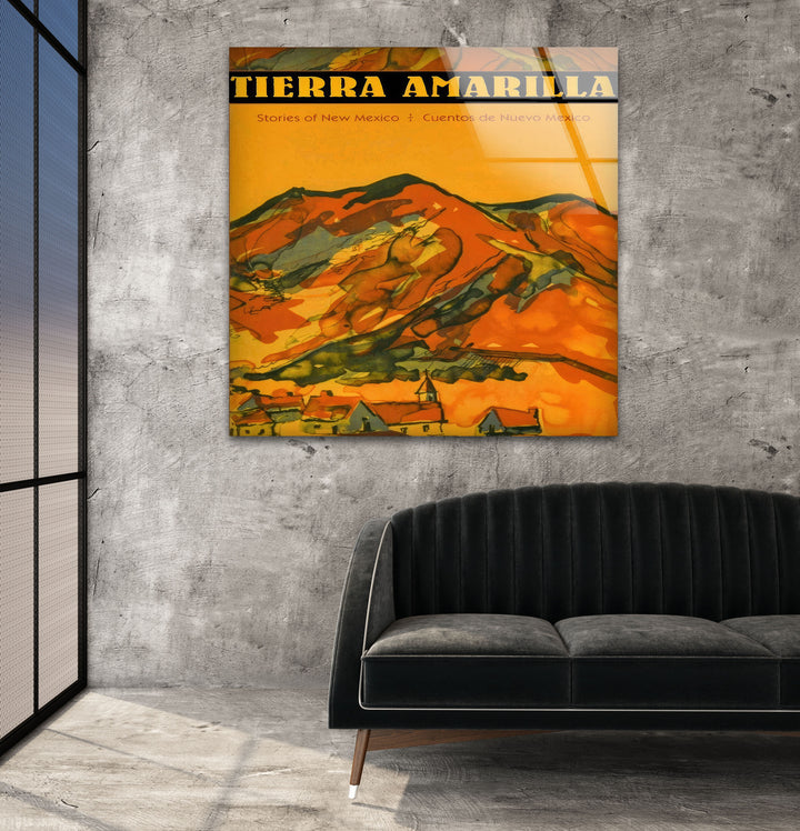 Tierra Amarilla Book Cover Glass Wall Artwork & Cool Art Prints