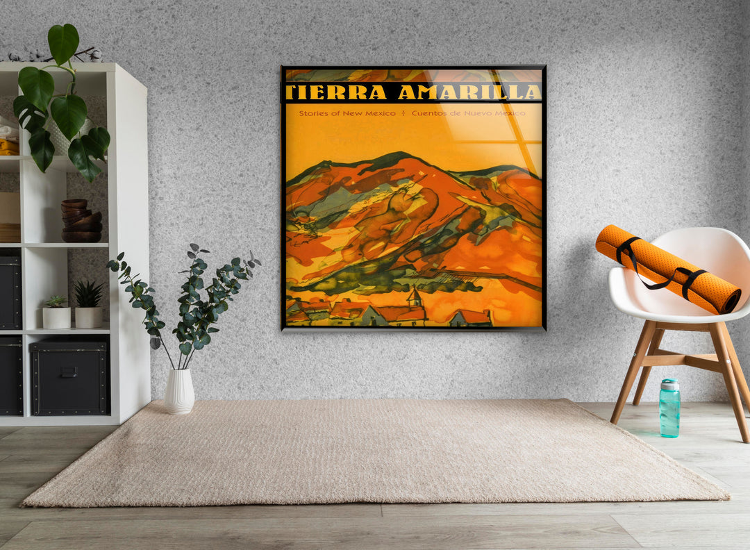 Tierra Amarilla Book Cover Glass Art & Cool Wall Decor