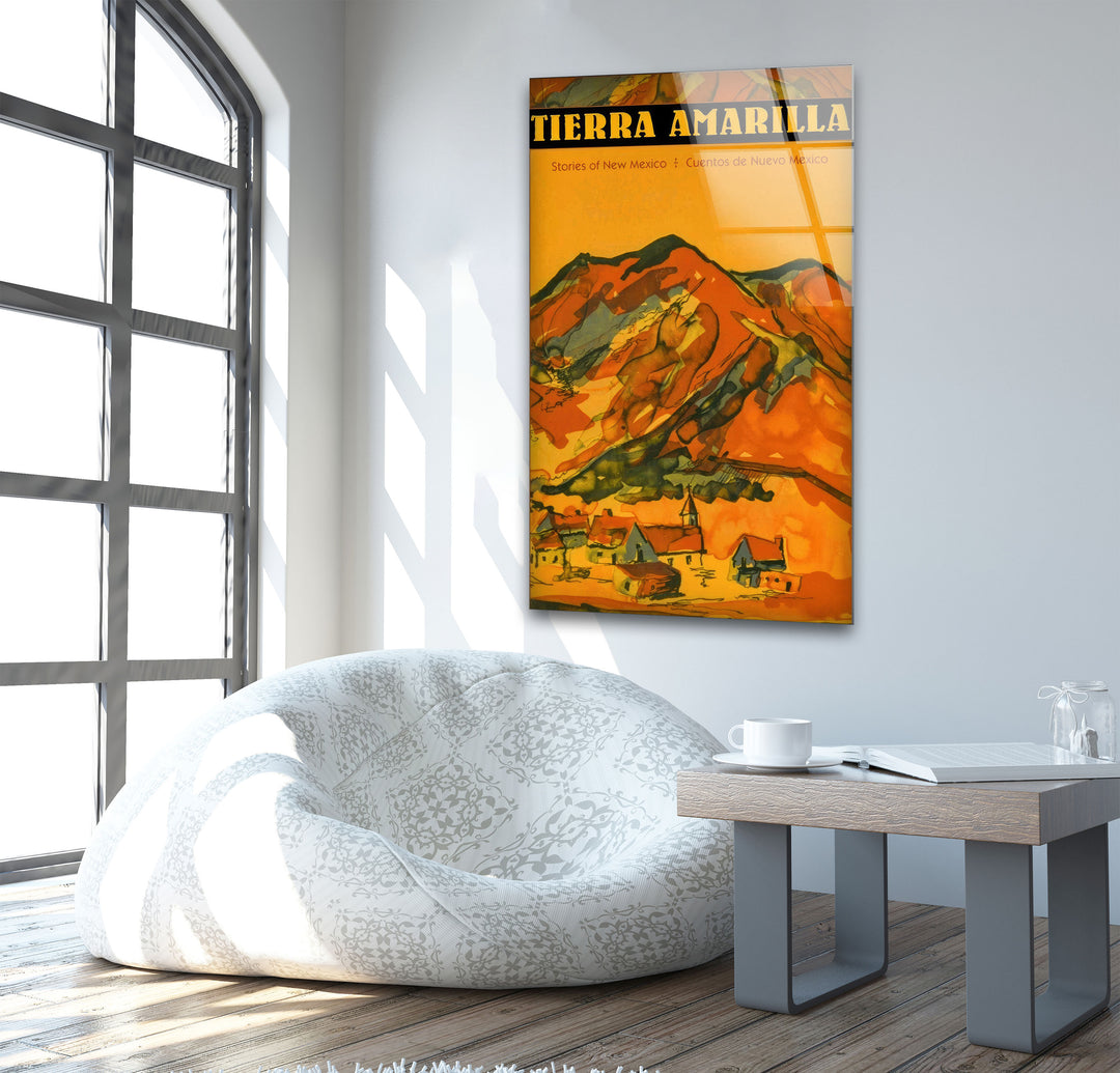 Tierra Amarilla Book Cover Cool Glass Art & Print on Glass