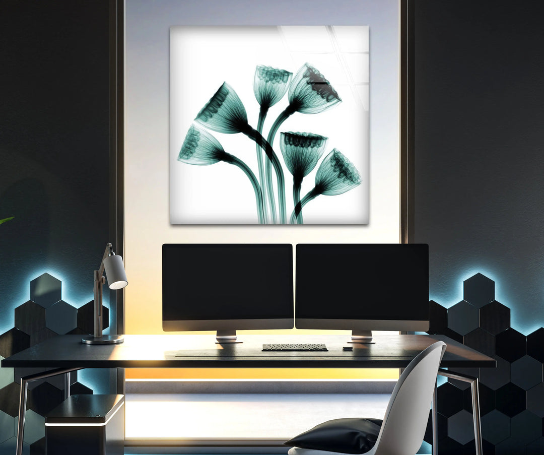 Albert Koetsier Lotus Seedheads Glass Wall Art, photo print on glass, prints on glass wall art