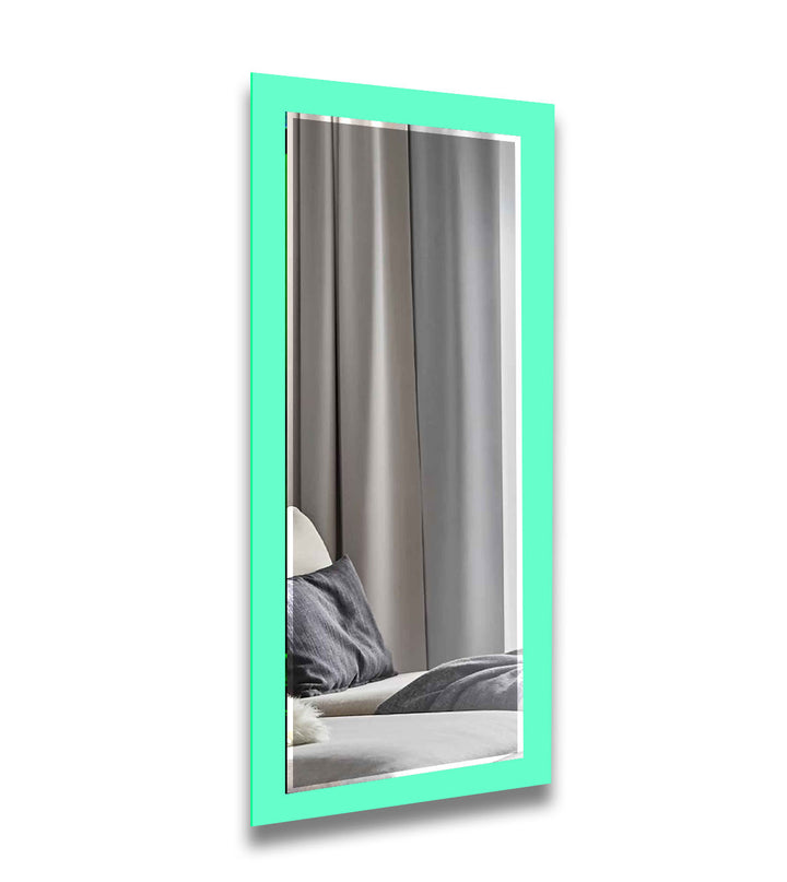 Vivid Light Green Wall Mirror Huge Mirror
