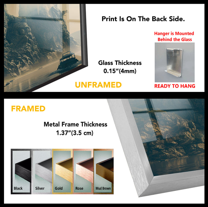 Two Giant Crusader Tempered Glass Wall Art - MyPhotoStation