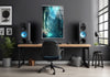 Underwater Atlantis Tempered Glass Wall Art