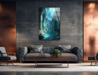 Underwater Atlantis Tempered Glass Wall Art