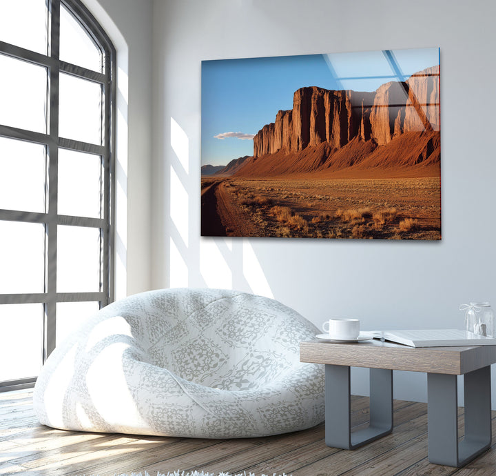 Utah Mountains Glass Wall Art photo print on glass, prints on glass wall art
