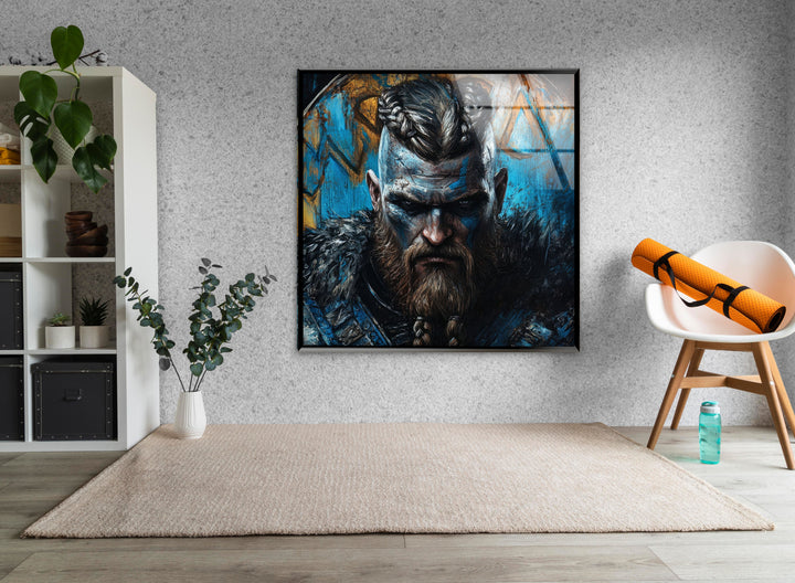 Vikings Valhalla Paint Glass Wall Art art glass wall art, glass wall art pictures
