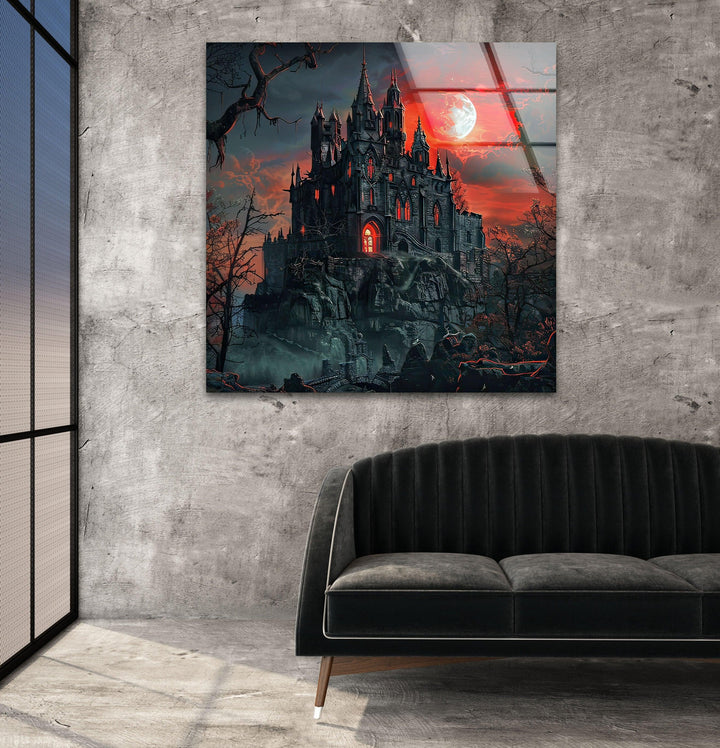 Vampires Sinister Glass Wall Art Glass Printing Wall Art, Print photos on glass
