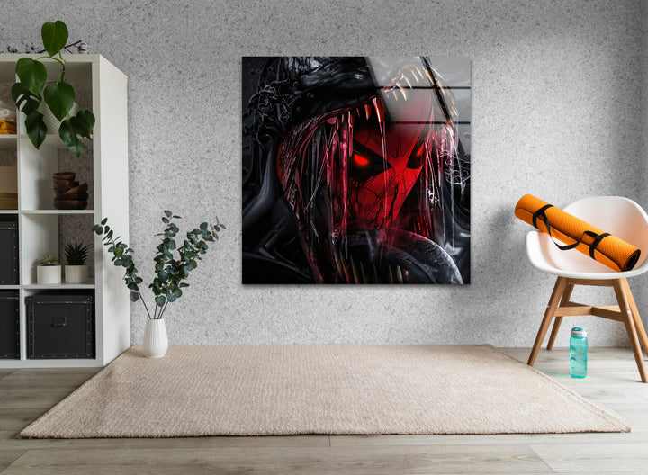 Spider Man Venom Tempered Glass Wall Art - MyPhotoStation