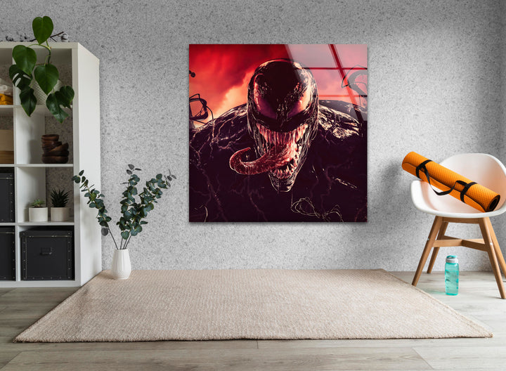 Marvel Venom Glass Wall Art