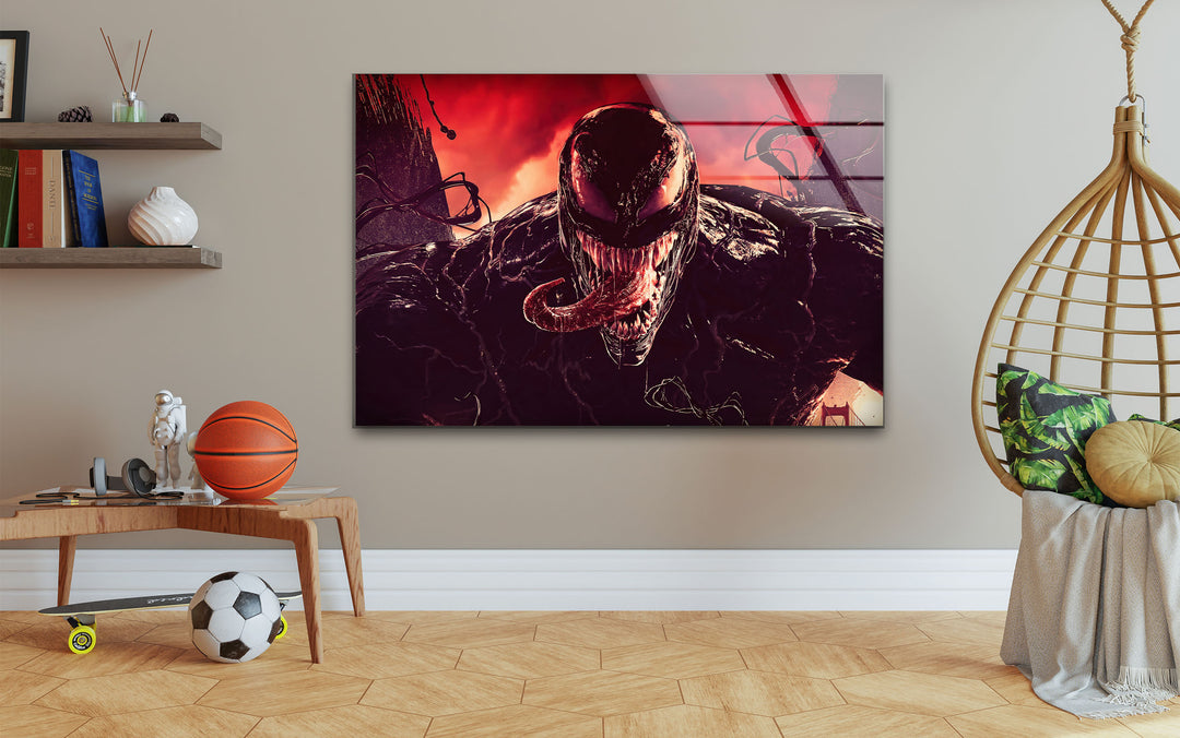 Marvel Venom Glass Photo Prints for Wall