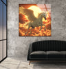 Winged Horse Tempered Glass Wall Art - MyPhotoStation