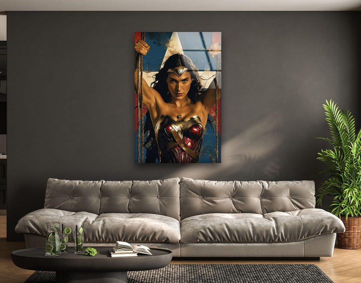 Wonder Woman Art Glass Wall Art art glass wall art, glass wall art pictures
