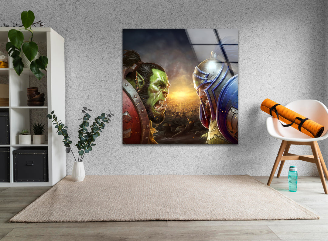 Gamer wall decor featuring unique and detailed video game art to enhance any gaming setup
