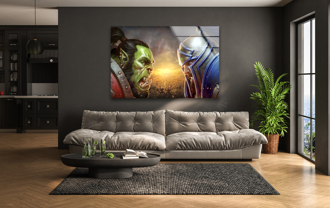 Gaming decor that brings the excitement of video games to life with bold and colorful prints
