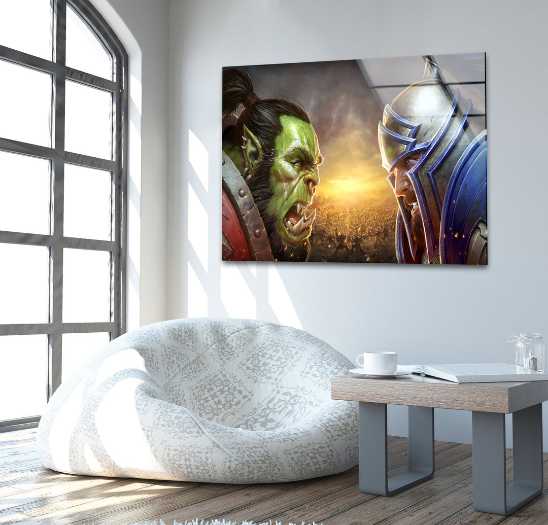 Gaming art inspired by legendary video games, perfect for creating a bold gamer wall decor
