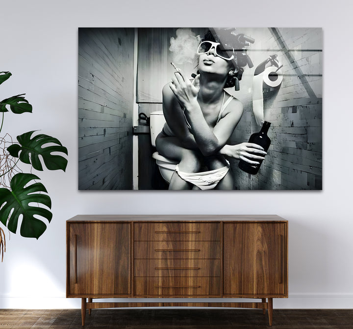 Erotic artwork combining nude art and sexual drawings for bold decor
