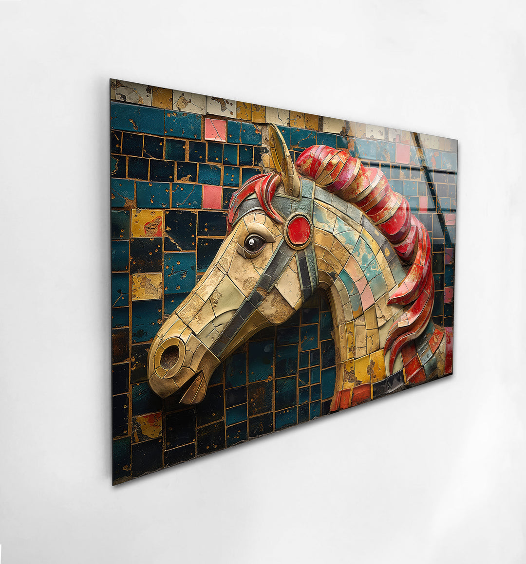 Horse Tempered Glass Wall Art - MyPhotoStation