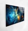 Space Galaxy Glass Wall Art, glass photo prints, glass picture prints