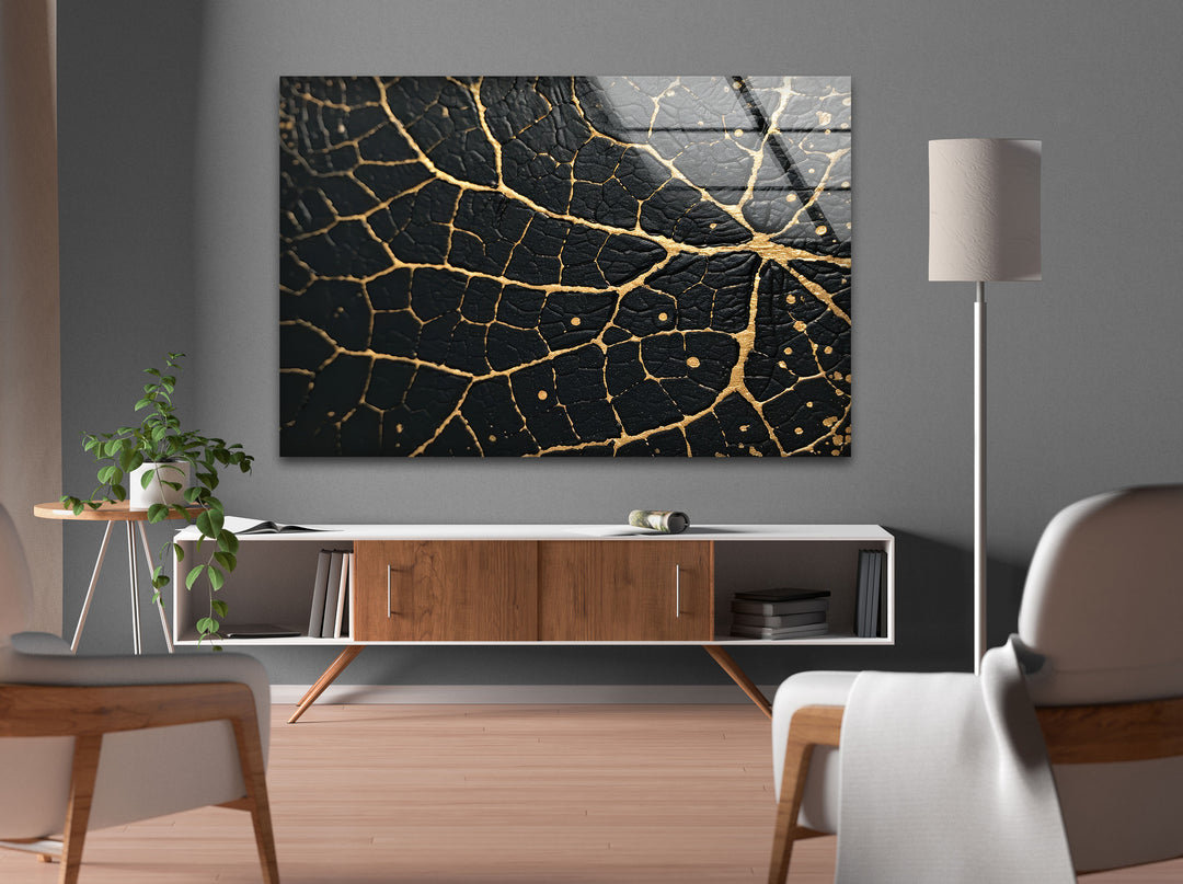 Black and Gold Abstract Glass Wall Art art glass wall art, glass wall art pictures