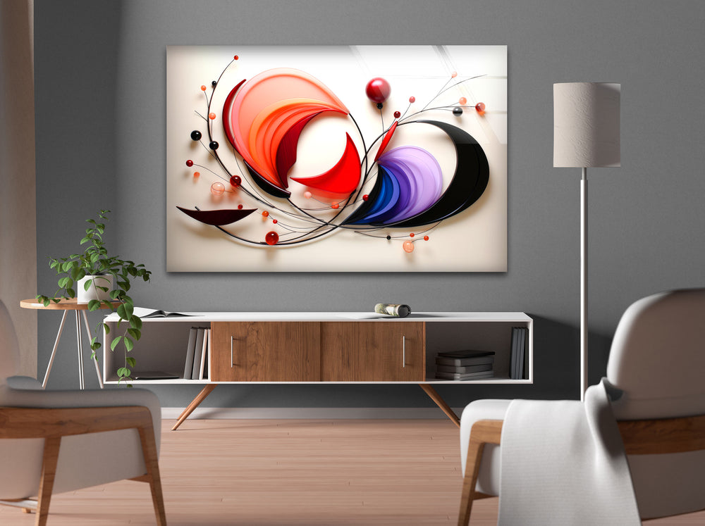 Modern Abstract Art Glass Wall Art glass wall decor, glass wall art decor