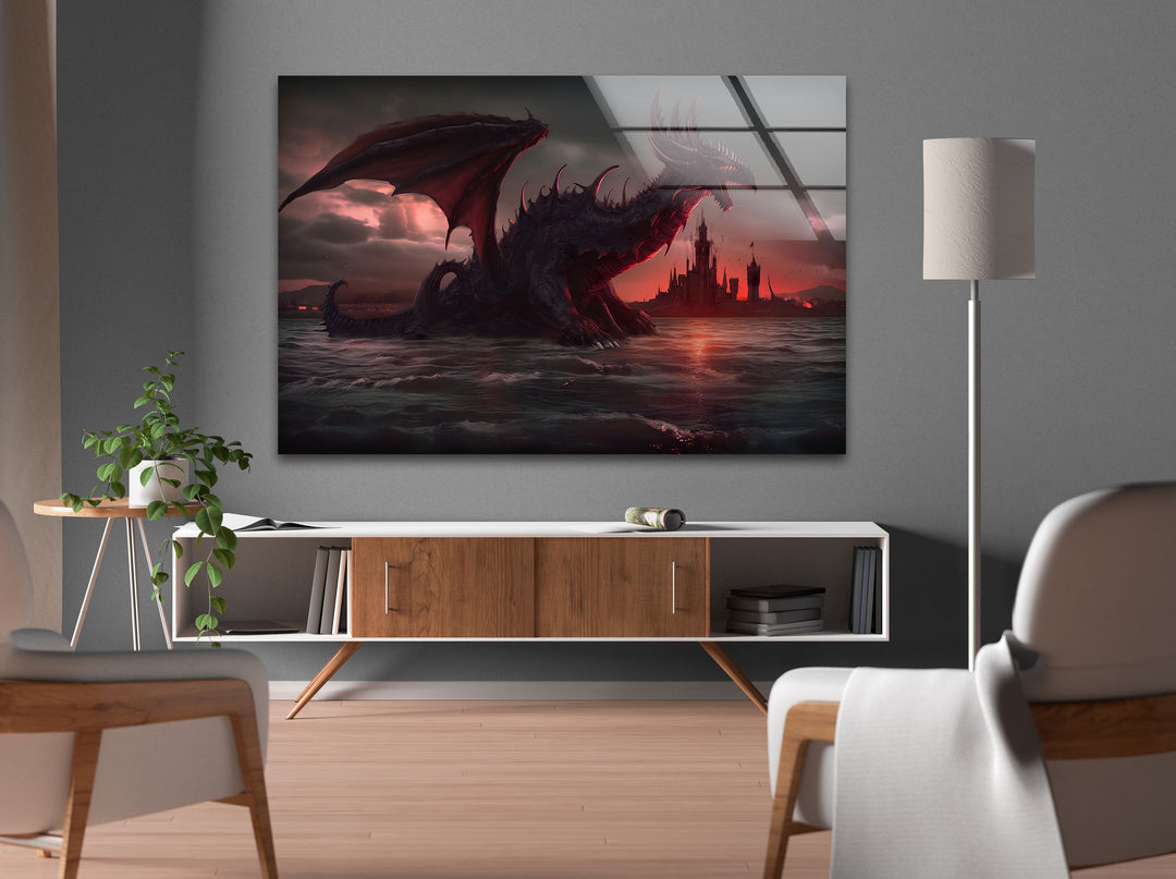 Unleash the intensity of the Inferno Dragon with this fiery masterpiece. Perfect for adding a sense of adventure and fierce beauty to any room.
