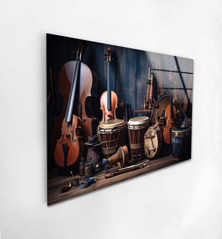 Instruments Tempered Glass Wall Art - MyPhotoStation