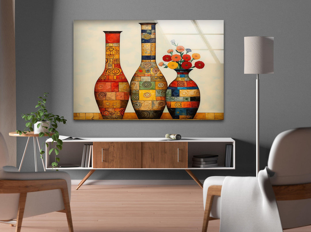 Vase Cool Abstract Art & Glass Wall Decor