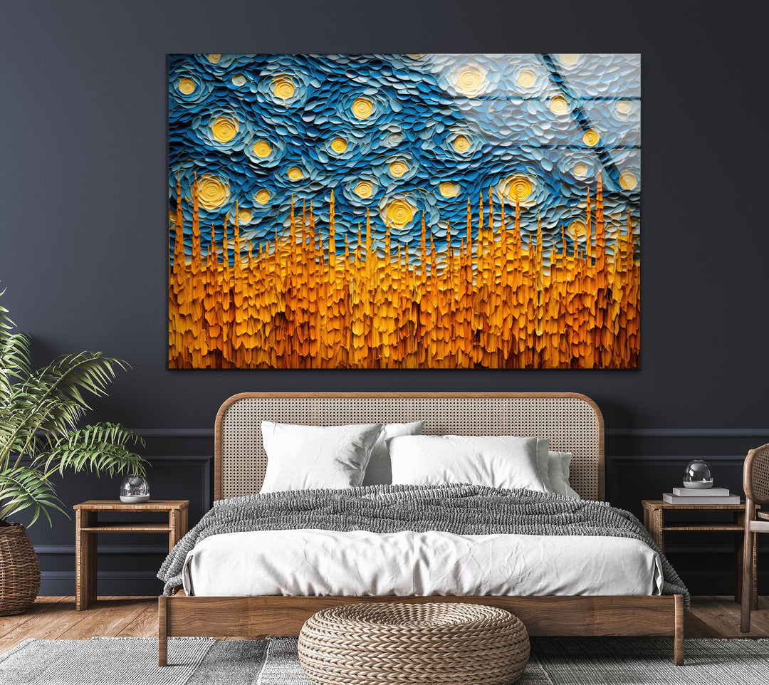 Stormy Seascapes Painting Glass Wall Art glass art painting, glass art for the Wall