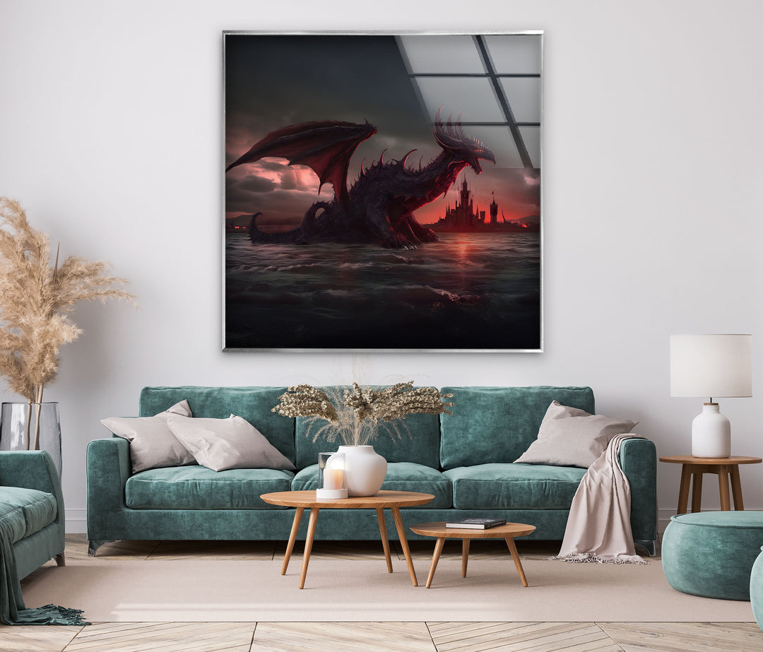 Bring the fierce energy of the Inferno Dragon into your space. This piece captures the dragon’s roaring power amidst flames, giving your space a bold and fiery personality.