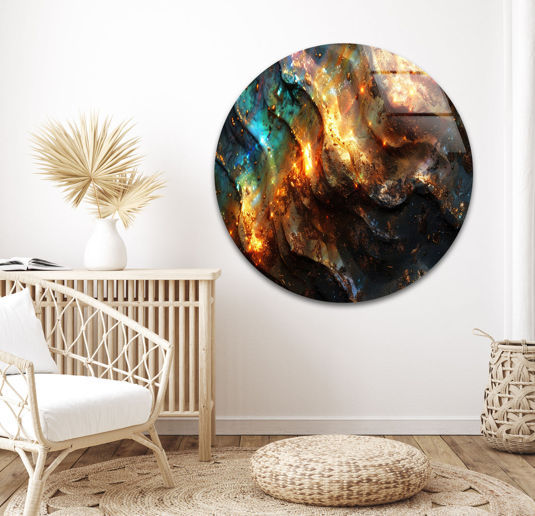 Bright Abstract Glass Wall Art glass pictures for Wall, glass prints wall art