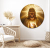Shiny Jesus Glass Photo Prints for Wall
