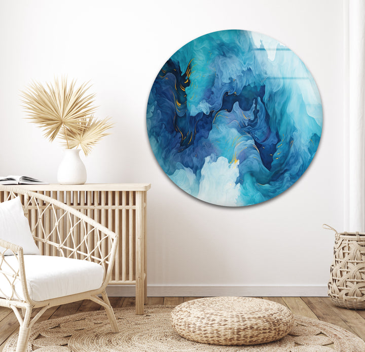 Modern Abstract Glass Wall Art Prints