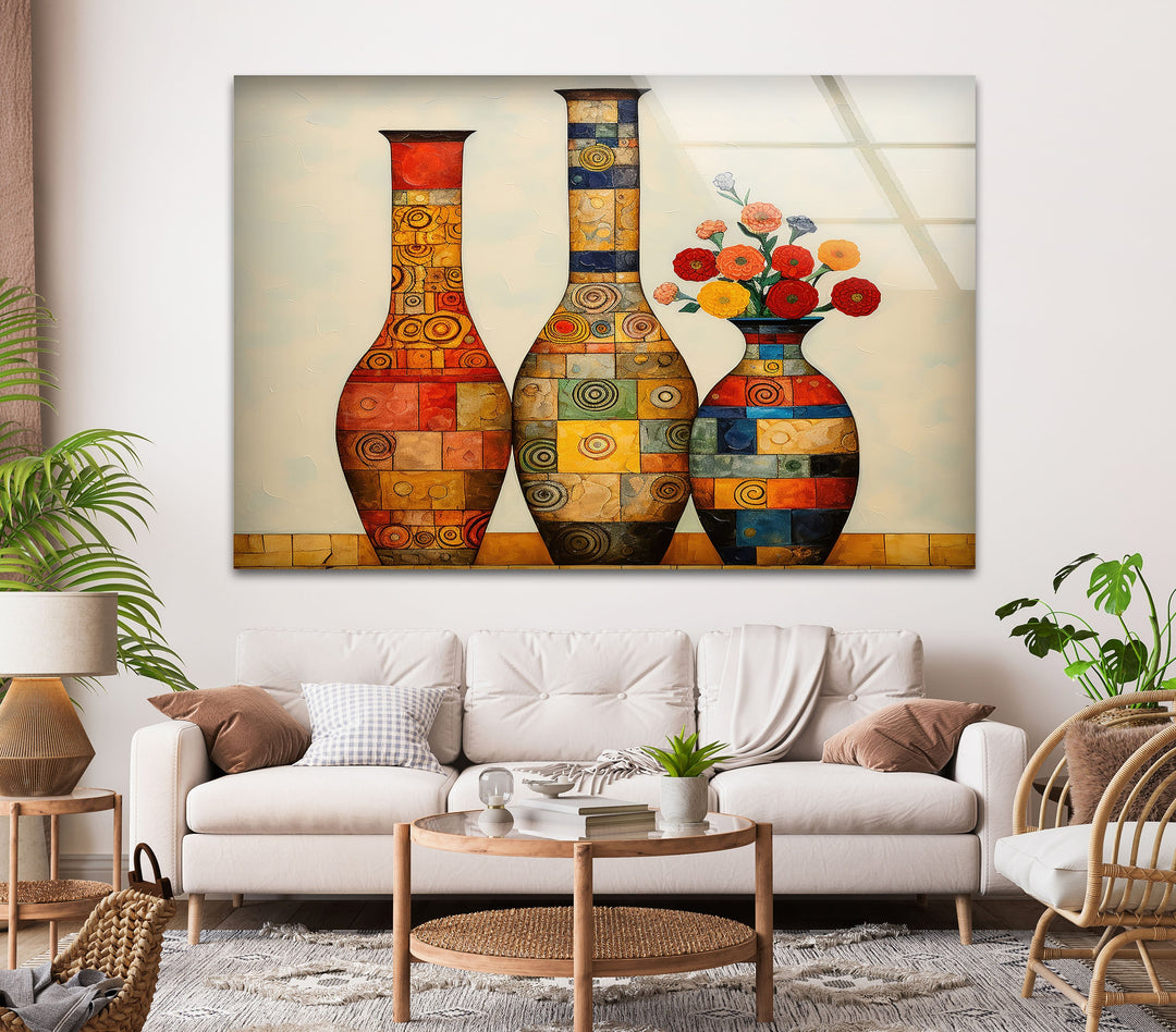 Vase Tempered Glass Art & Cool Abstract