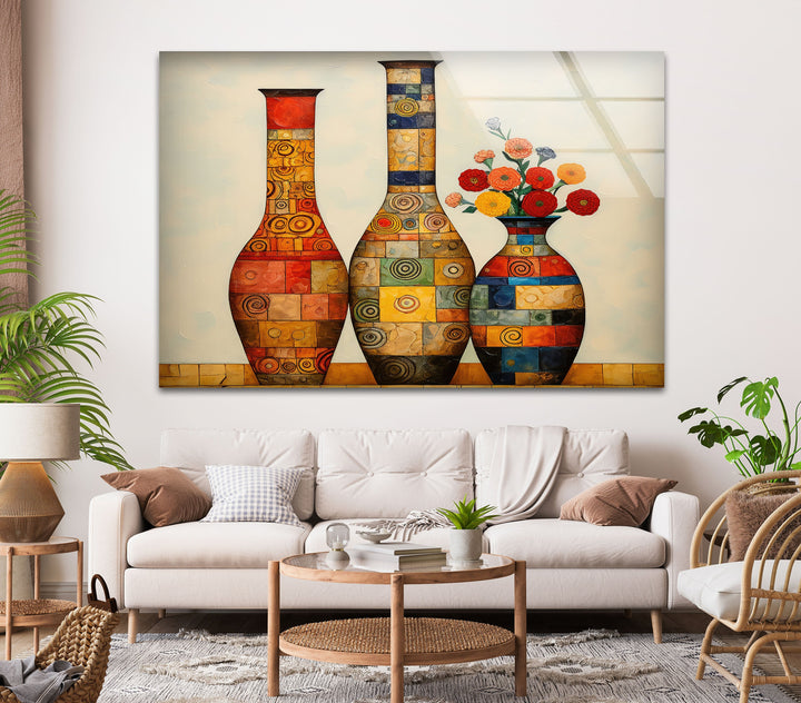 Vase Tempered Glass Art & Cool Abstract