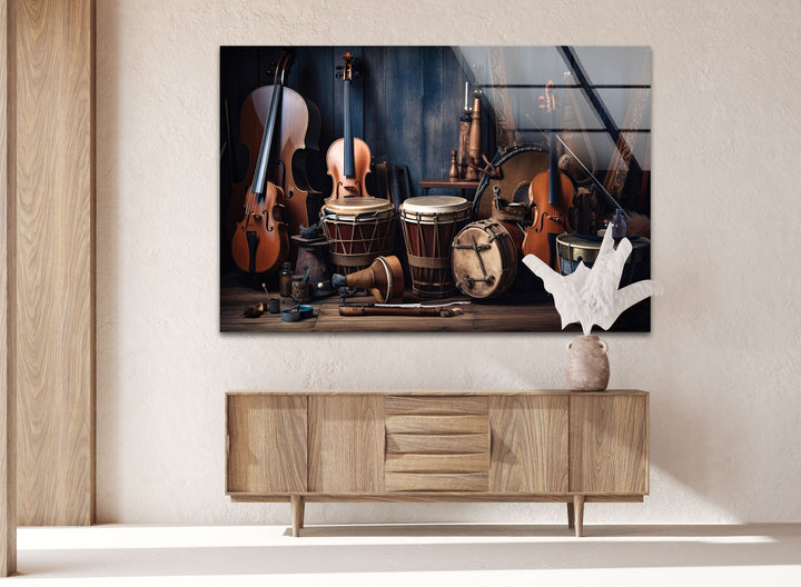 Instruments Tempered Glass Wall Art - MyPhotoStation