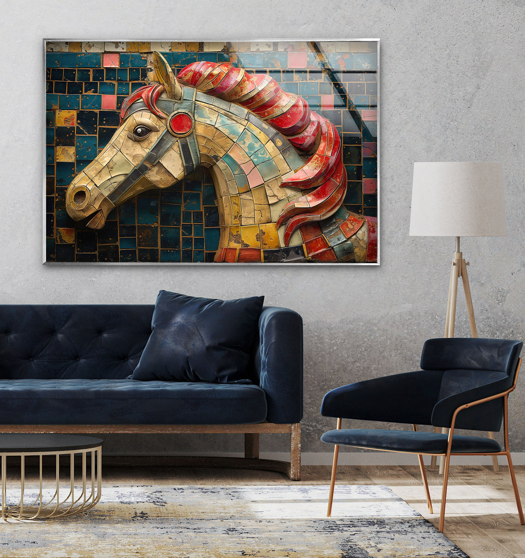 Horse Tempered Glass Wall Art - MyPhotoStation